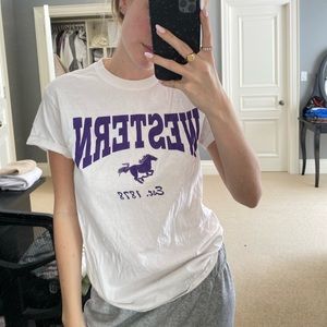 western university tshirt